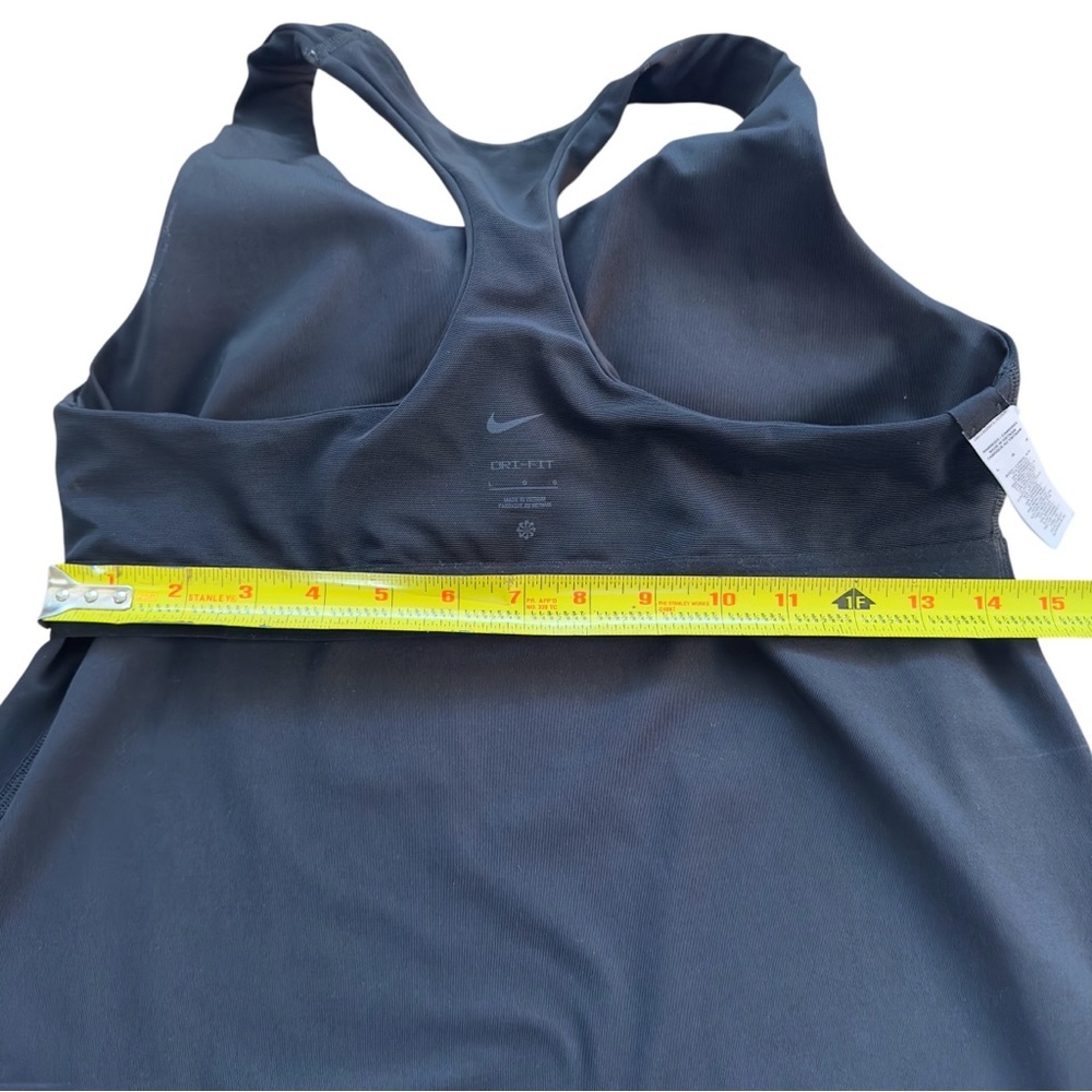 Nike Swoosh Women’s Large Support Padded Sports Bra Tank Black - Picture 7 of 10